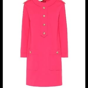 Gucci compact viscose jersey dragon fruit pink size xs